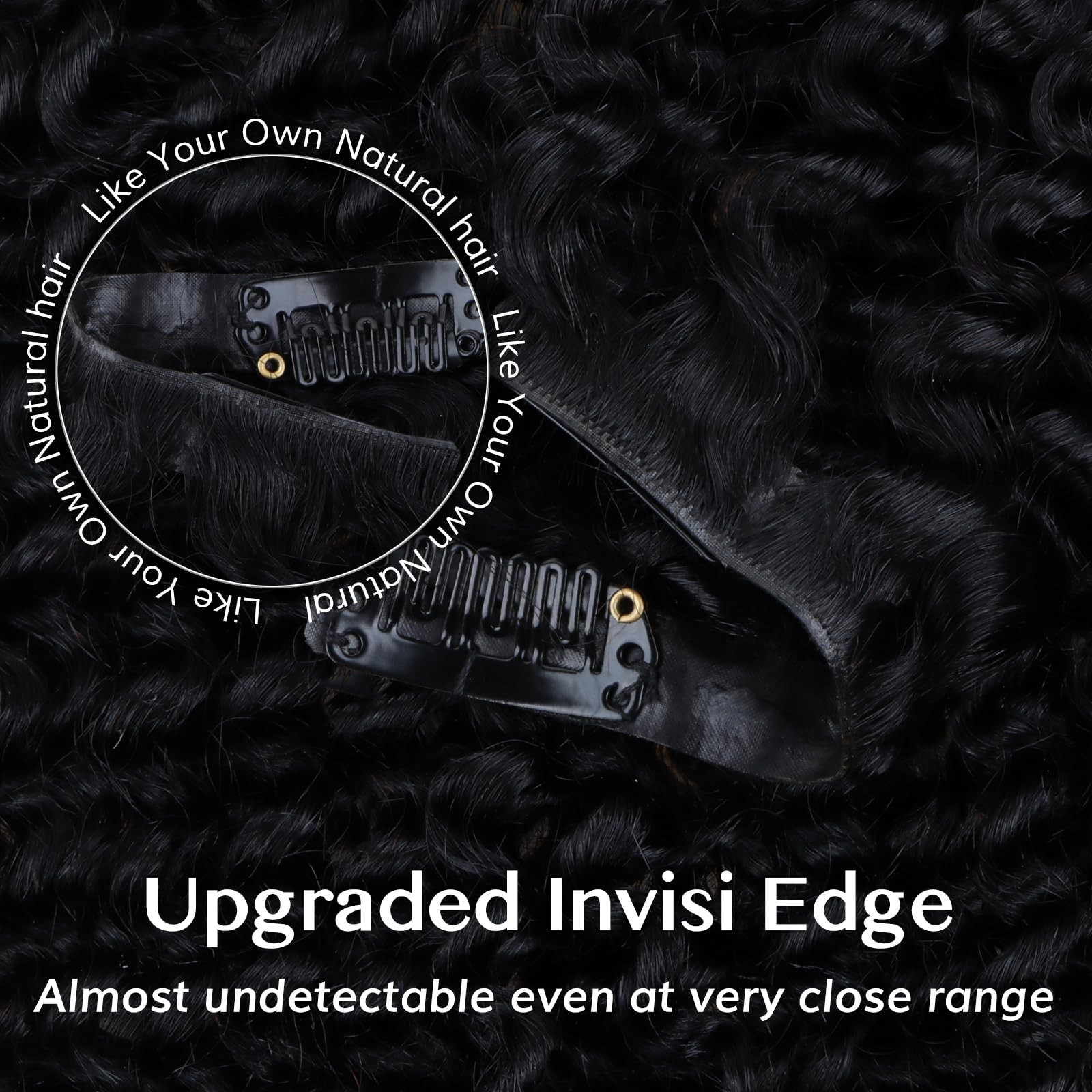 Idn Beauty 52 Invisi Edge Seamless Clip In Hair Extensions Human Hair Combo