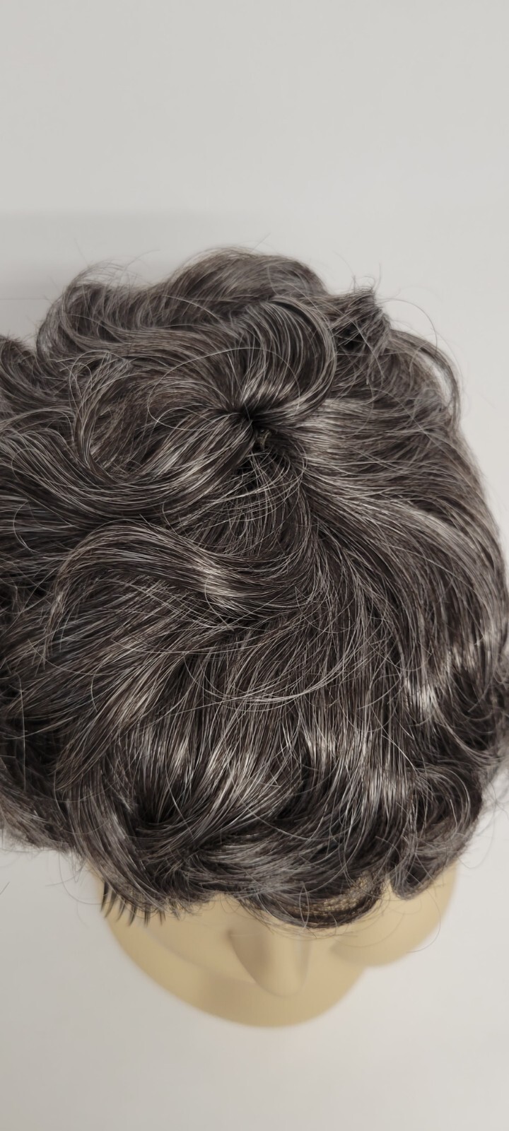 Retro Short Finger Wave Wig Gray Natural Curly Cosplay Kanekalon Japan Origin 34
