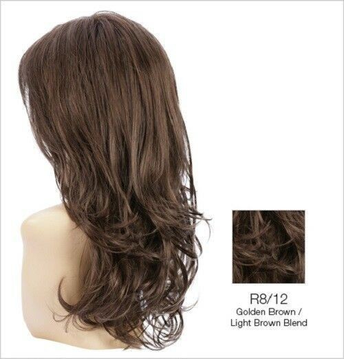 Becky Wig FASHIONABLE WAVY STYLE R8/12 GOLDEN BROWN LIGHT BROWN BLEND ESTETICA