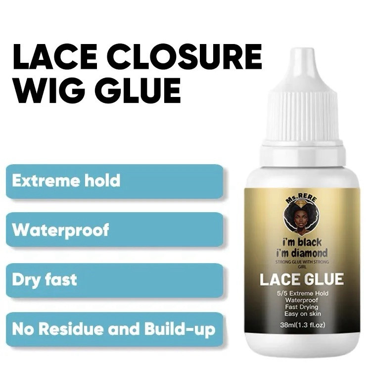 Ms.Rere Waterproof Lace Glue ! Extreme Hold , Easy On Skin!!🥰