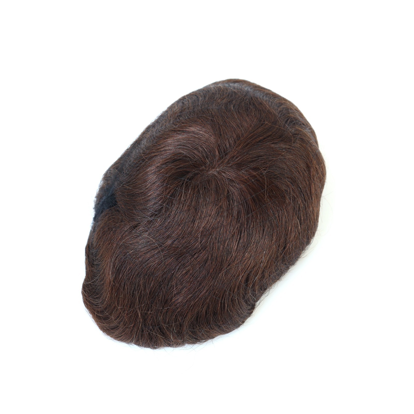 Toupee for Mens Human Hair Replacement System Hairpiece All Thin Skin Toupee