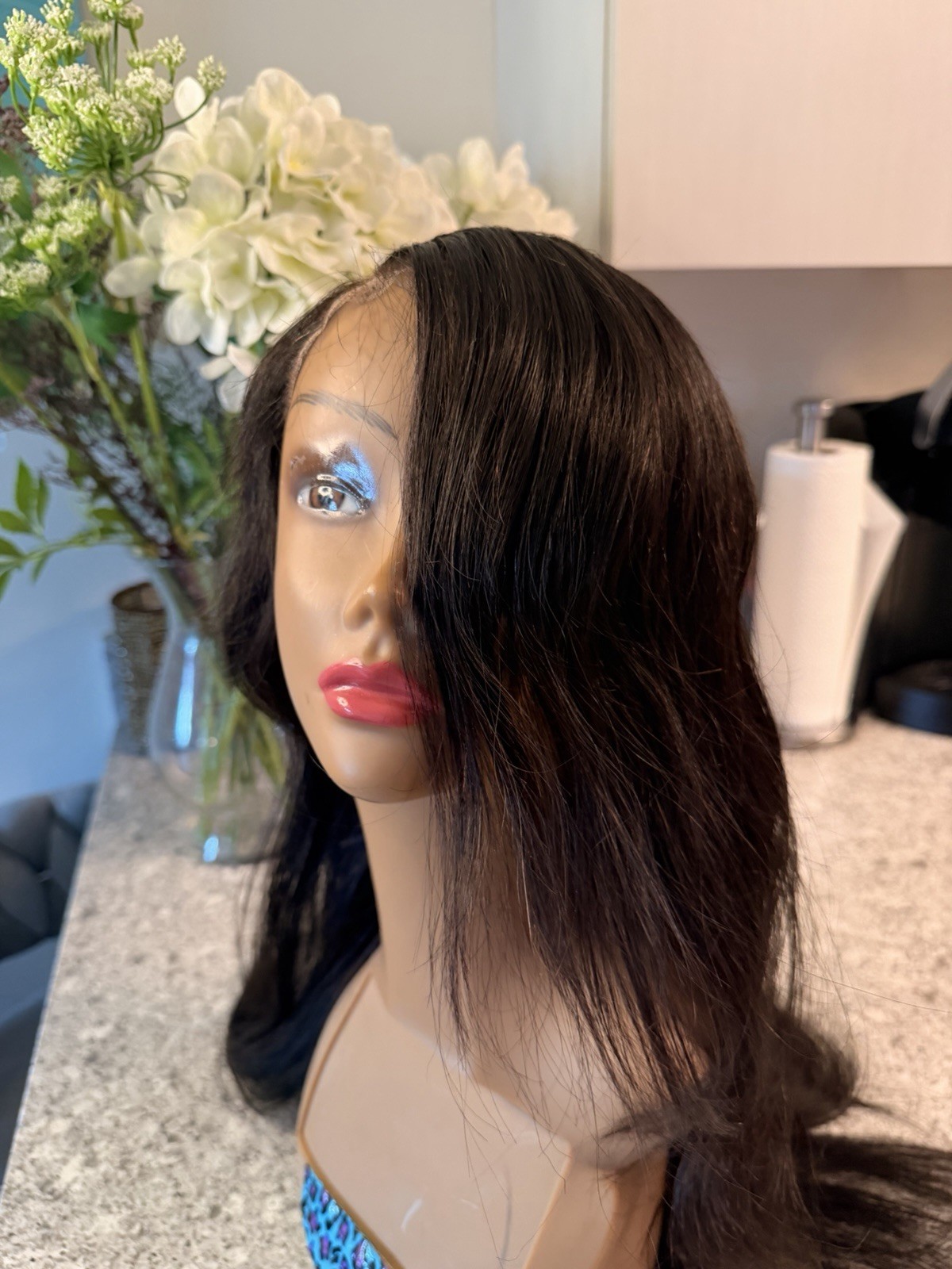 High quality Vietnames Human Wavy Hair 24 Inches Lace not bleached yet New
