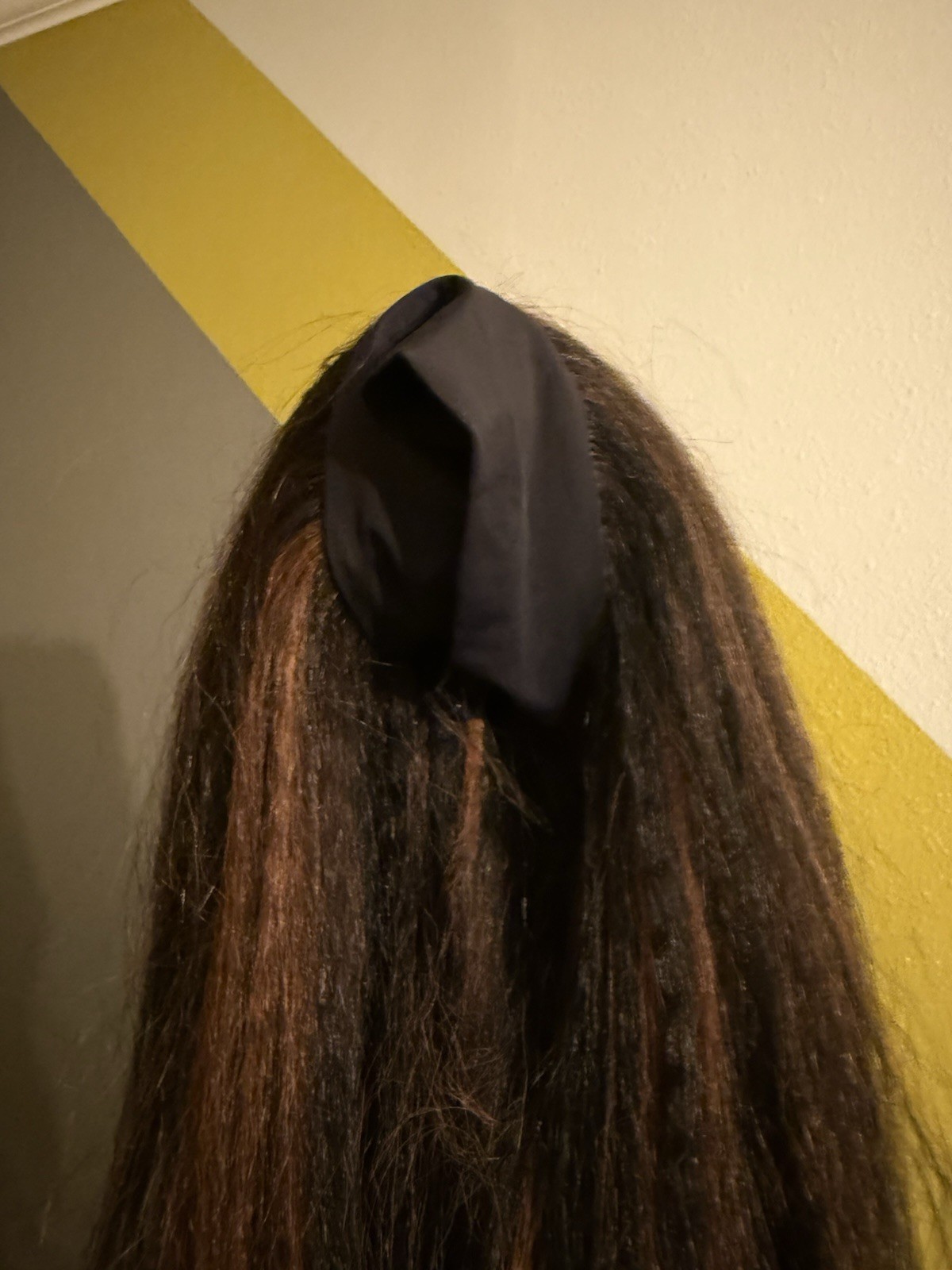 HIGH LIGHTED SYNTHETIC HEADBAND WIG FOR HALLOWEEN OR WHENEVER NATURAL TEXTURE