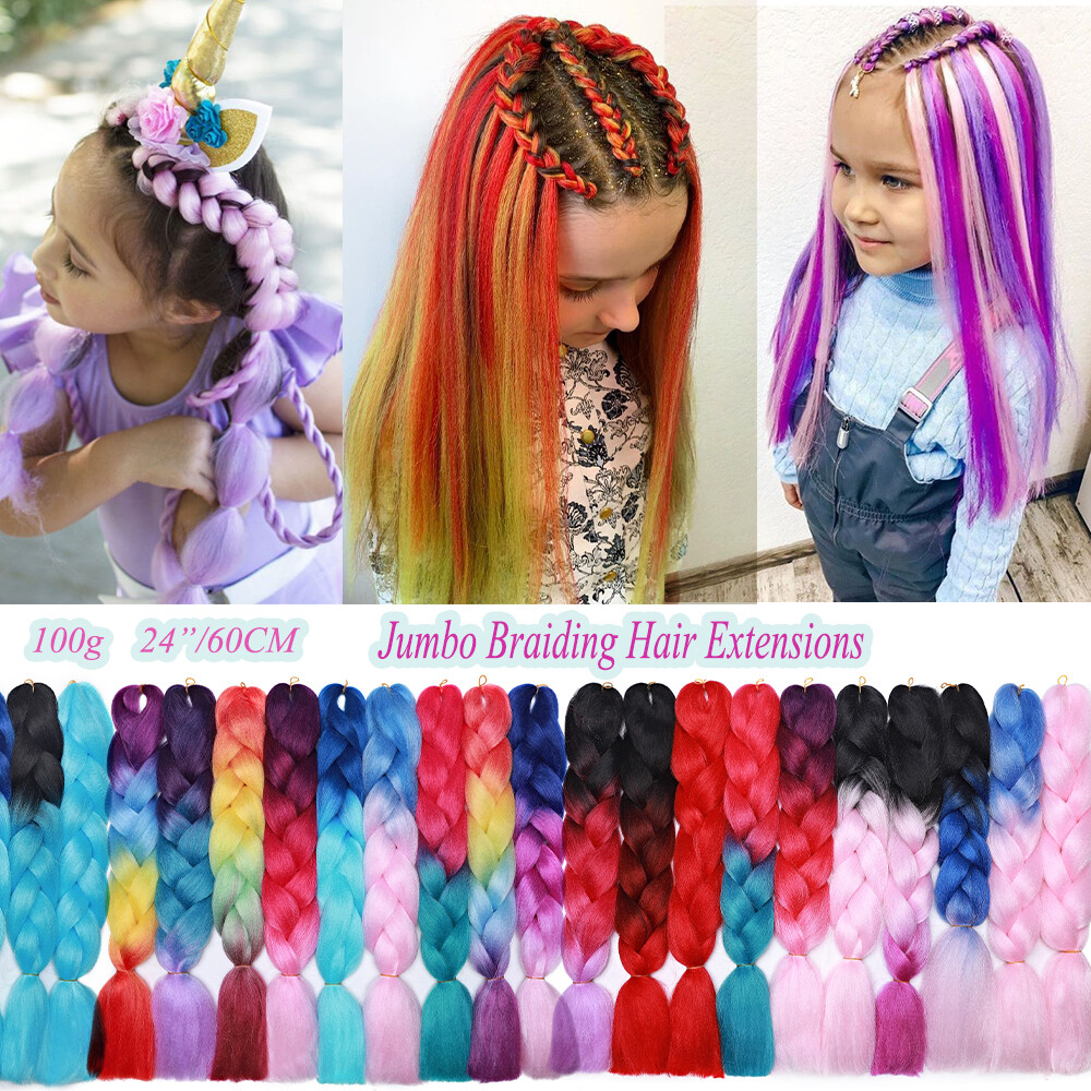 24″Jumbo Afo Crochet Braiding Hair Box Twist Braided Hair Extensions For Woman