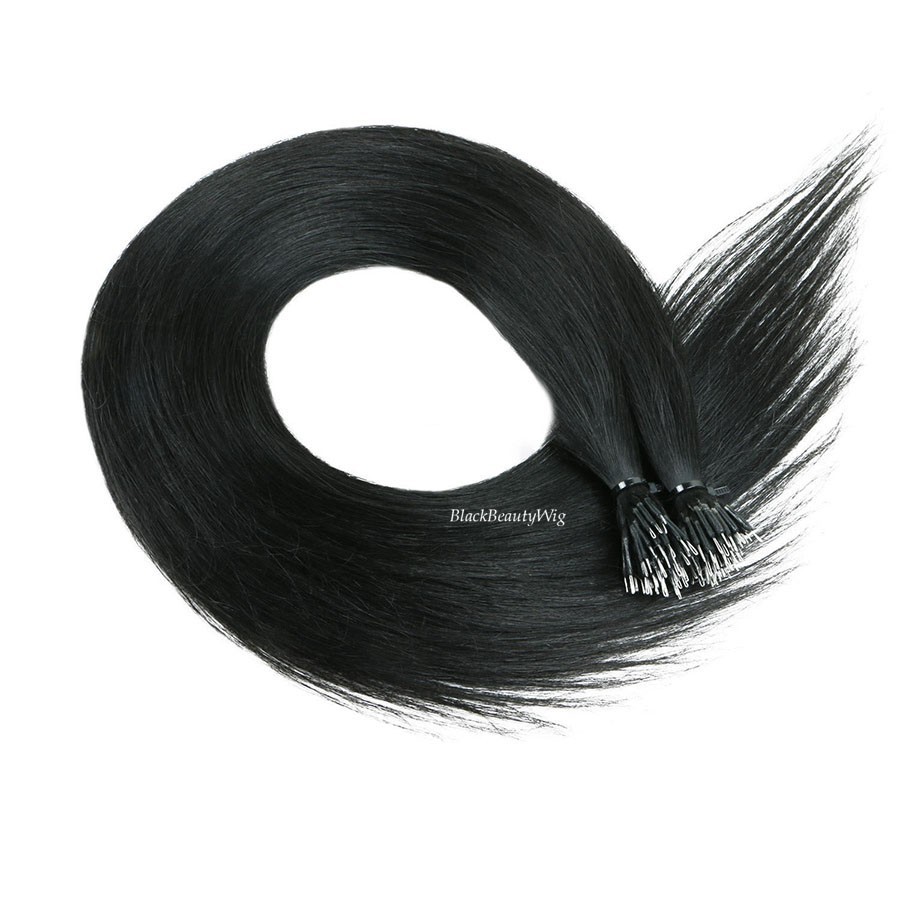 Brazilian Nano Ring Hair Silky Straight Nano Beads Human Hair Extension 100Pcs