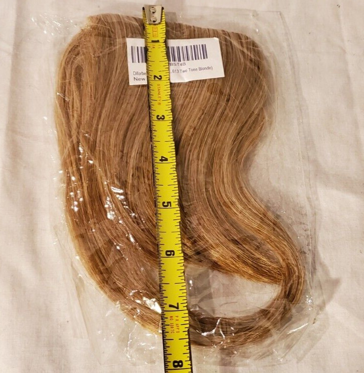Hair Clip Extensions Short Two-Tone Blonde