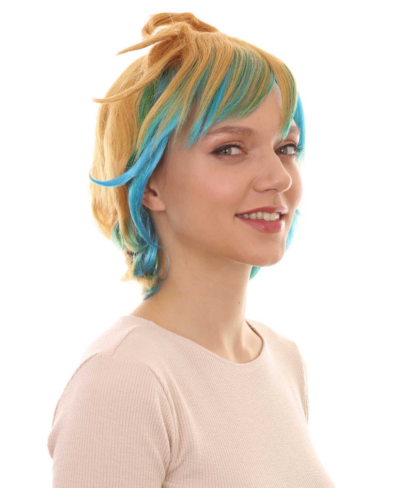 HPO Adult Women’s Legend Game Cosplay Wig.Flame-retardant Synthetic Fiber.