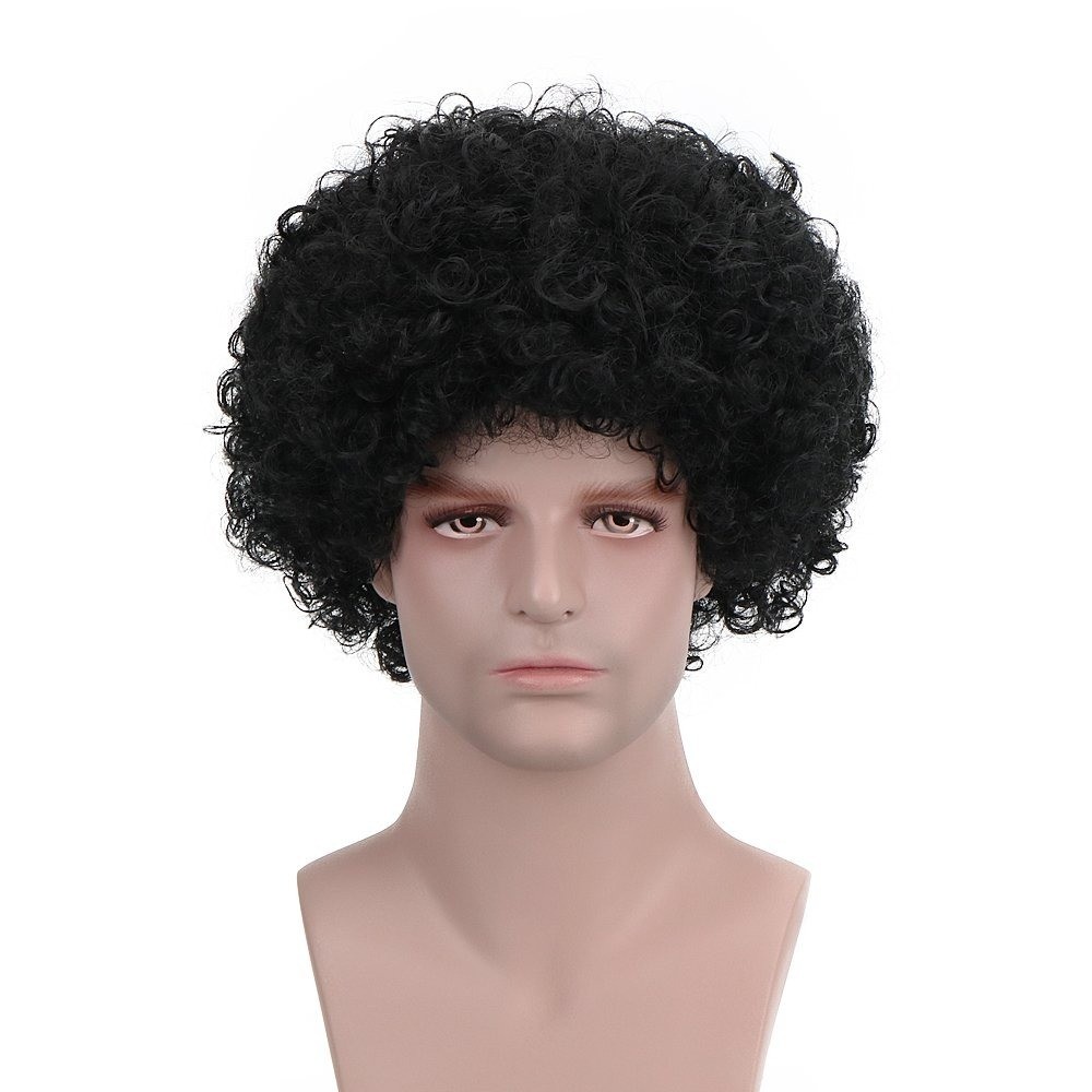 Fluffy Afro Synthetic Clown Wig for Men Women Cosplay Party Halloween Costume