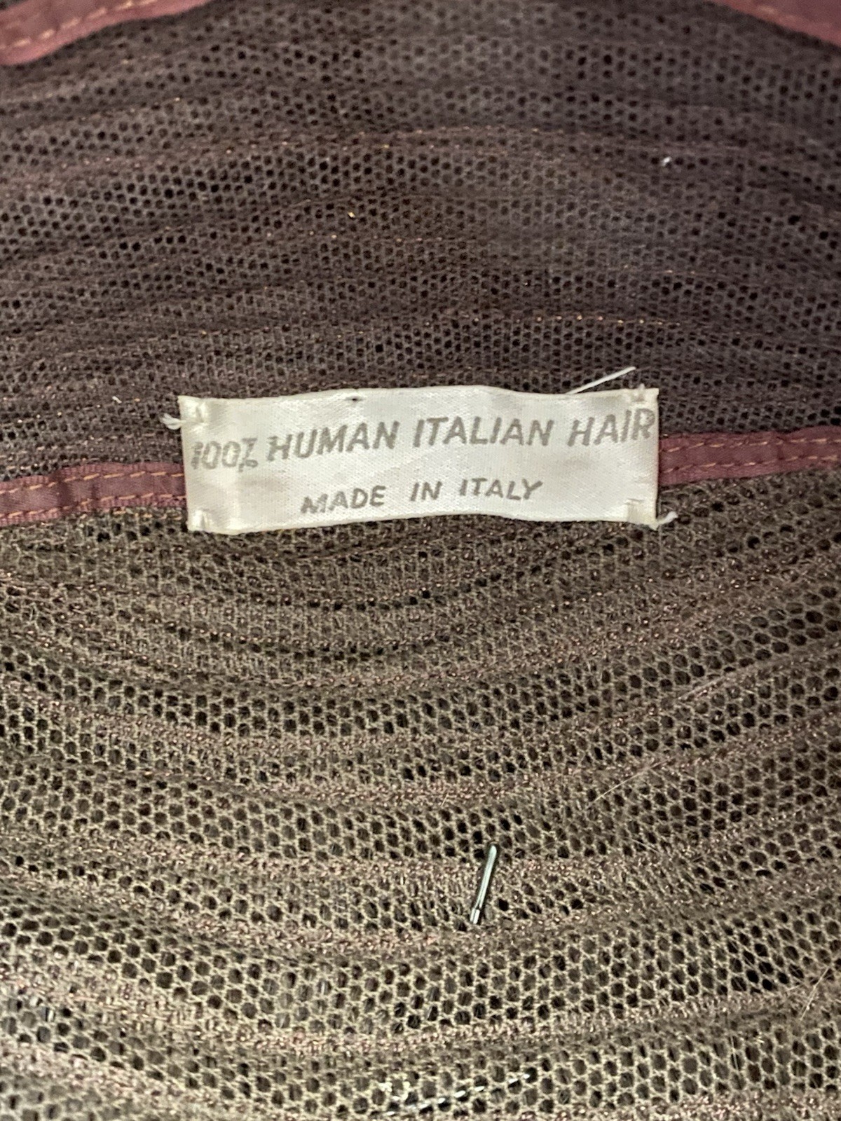 Vintage Italian Human Hair Wig