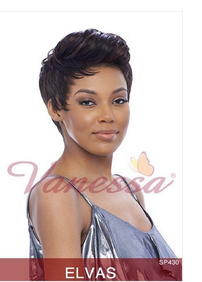 ELVAS BY VANESSA FASHION SYNTHETIC FULL WIG SHORT