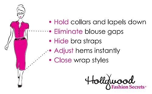 Fashion Tape for Clothing – 4 Pack, 36 Strips Each, Invisible Adhesive, Dress Ta