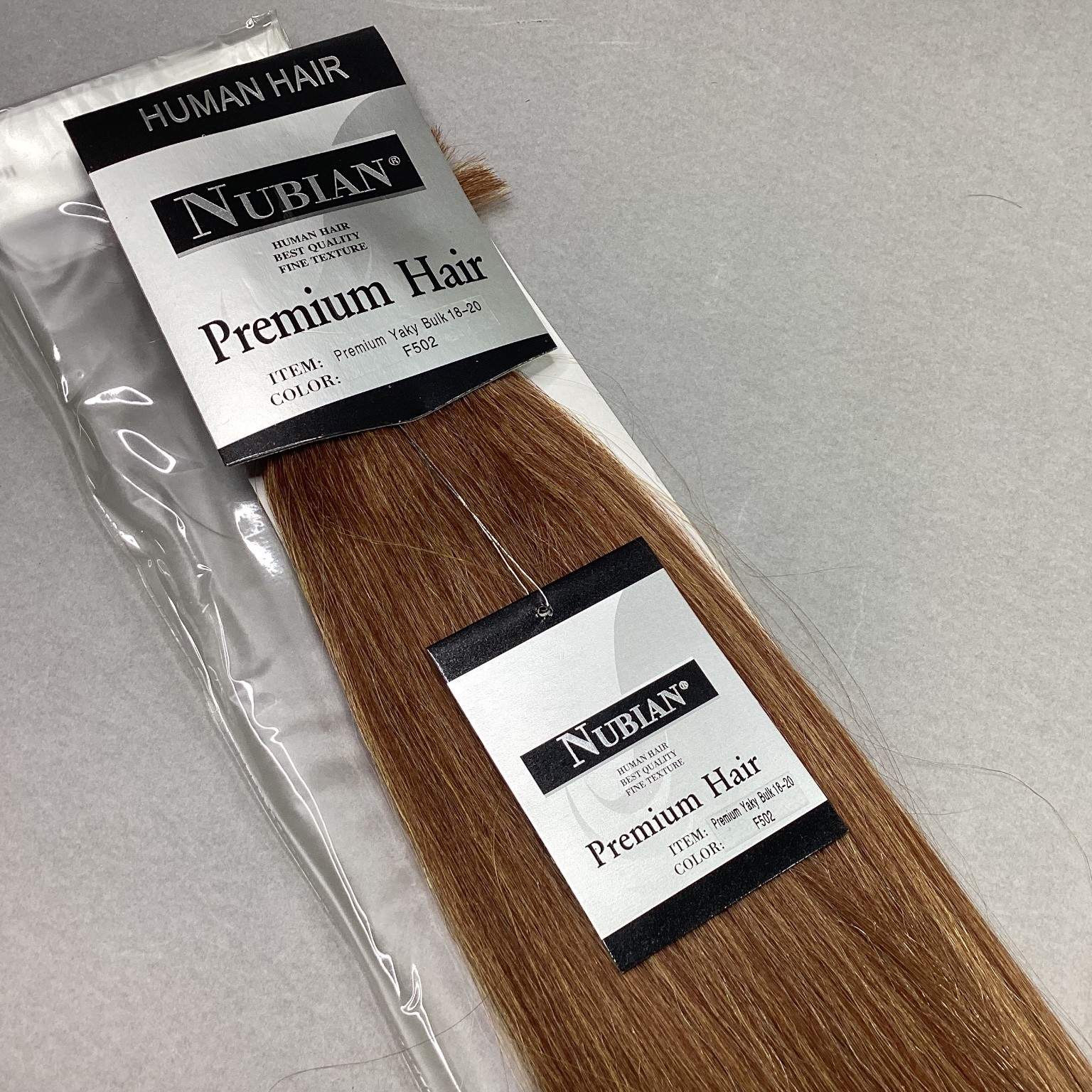 Nubian Premium Yaky Bulk Human Hair Extensions F502 18-20
