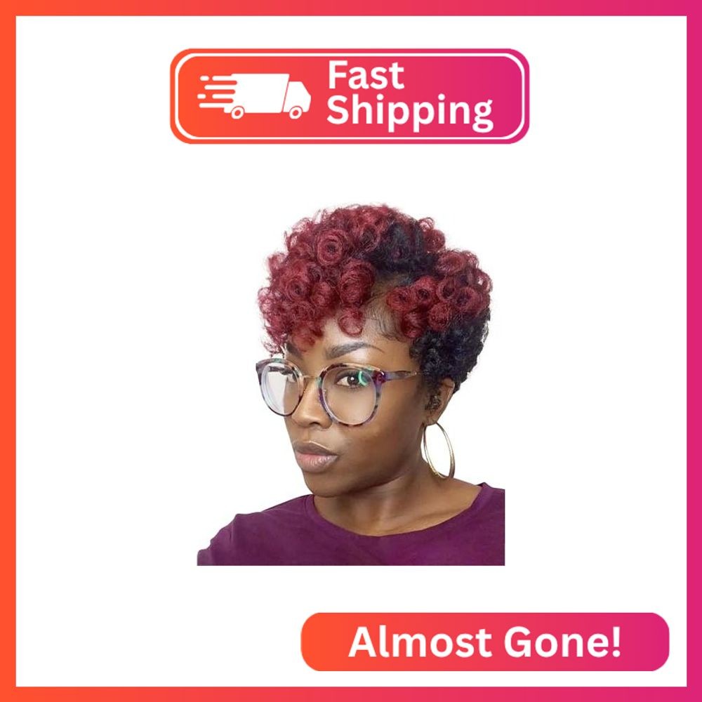 QUEENTAS 3 Packs 10 Inch 8mm Short Prelooped Crochet Hair for Black Women Black/