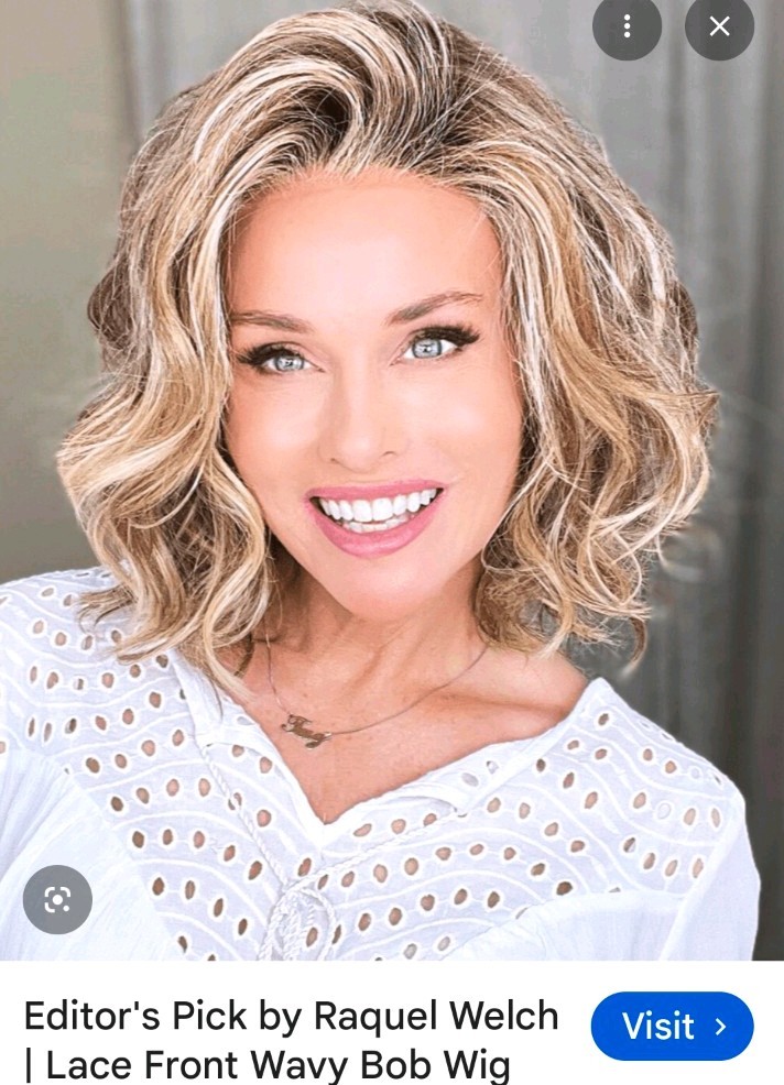 Raquel Welch Hand Tied Lace Front Mono Top Editor’s Pick In Shaded Biscuit New
