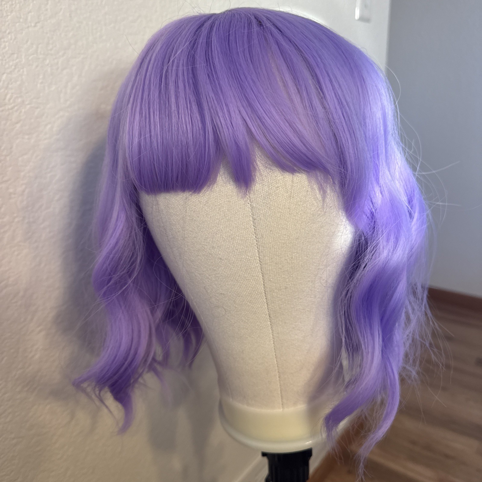 Lavender Hard Fronts Hairline Lace Cap Frontal Wig 14” 333
