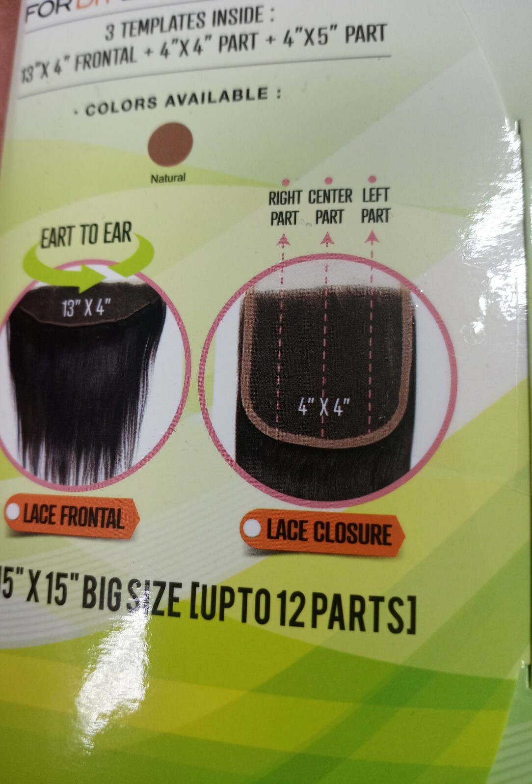 Magic DIY Do It Yourself SWISS Lace for DIY Lace Wig Making DIY017NAT-Pack of 2