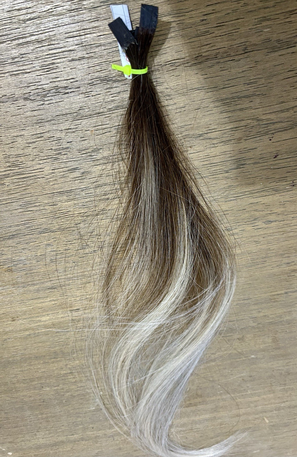 17” Flat Tip Extension Fusion Keratin Human Hair 8pc remy Balayage Omrea 9g