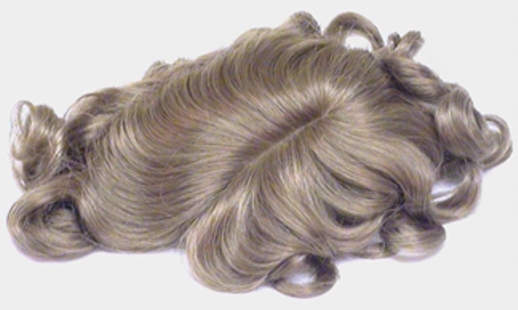 MENS MONOFILAMENT MALE STRAIGHT HAIR WAVY ENDS WIG TOUPEE HAIRPIECE 6″ X 8.5″