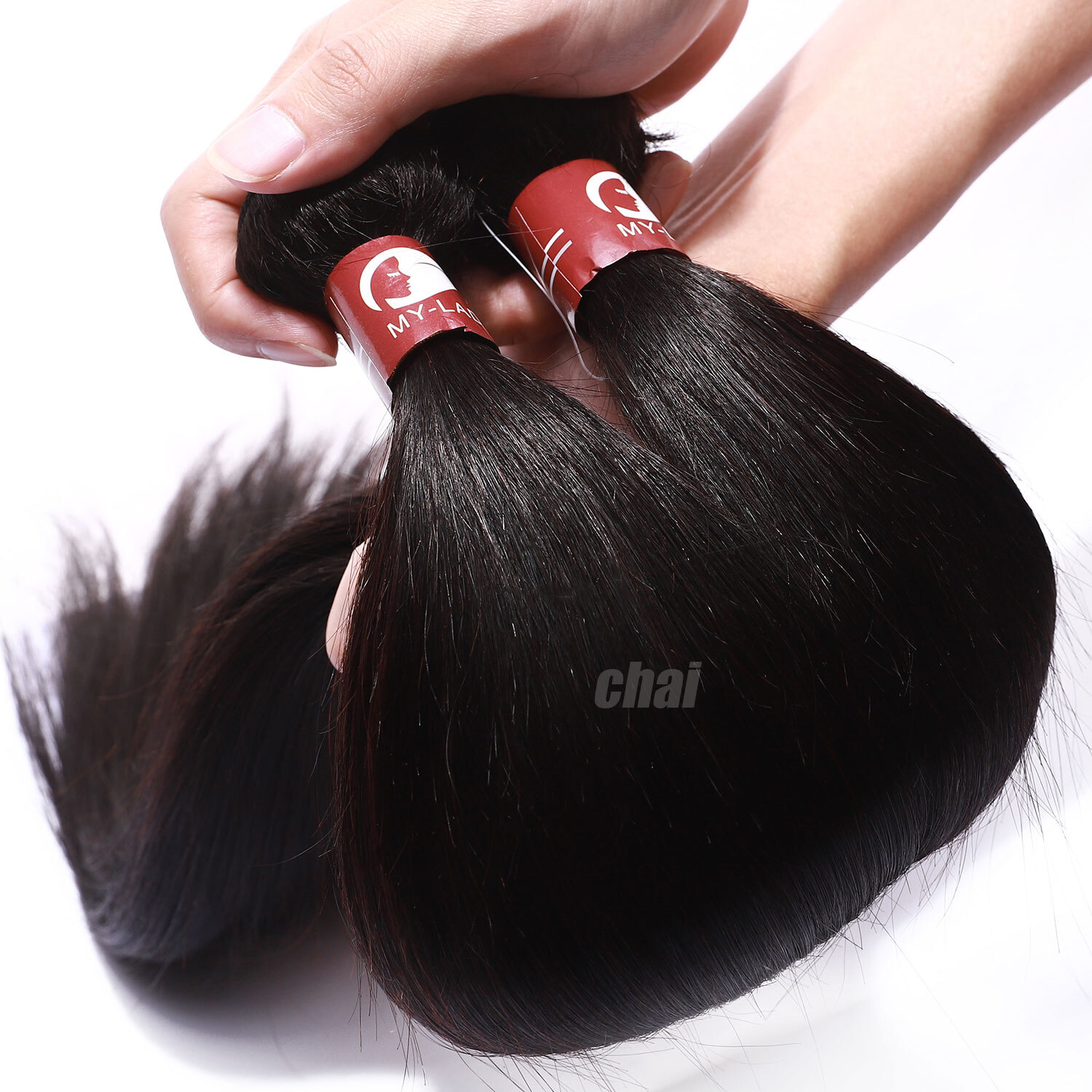 Straight Body Wave Peruvian Virgin Human Hair Bundles Extensions Weave Weft 8-30