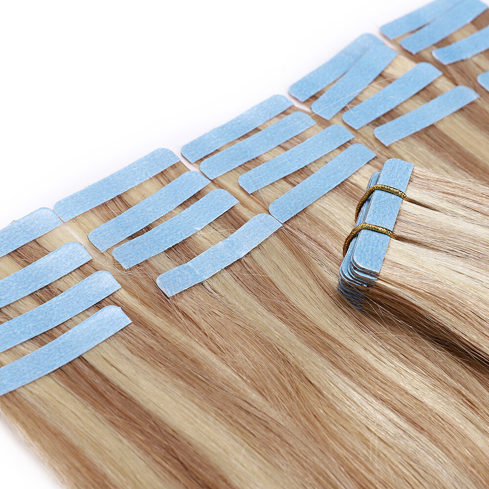 Skin Weft Tape in Remy Human Hair Extension Straight 20/40/60 Pieces Full Head