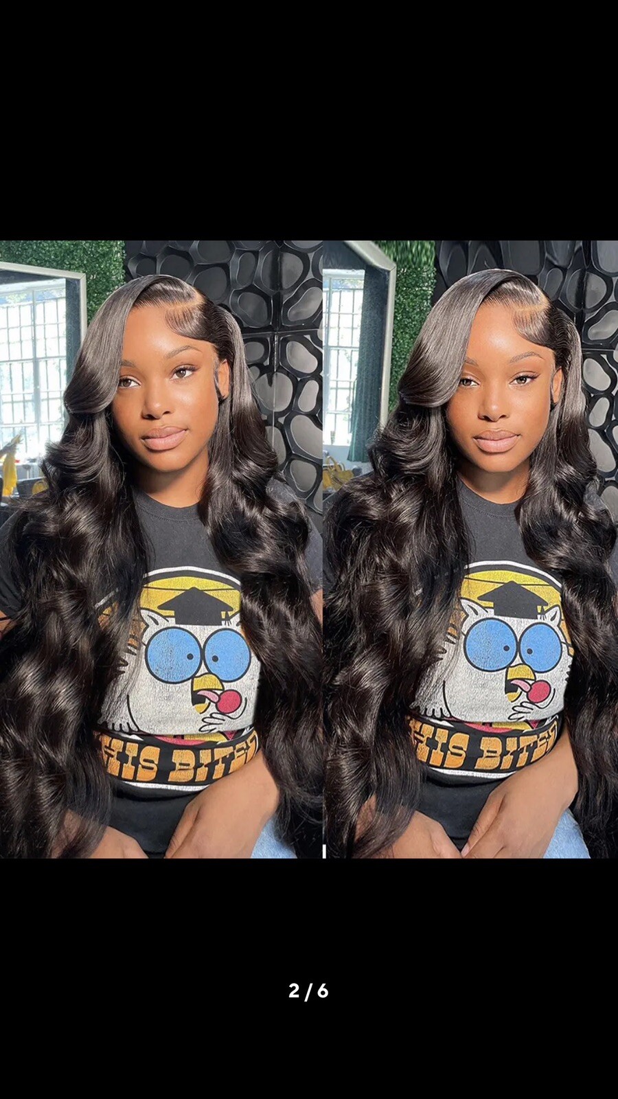 Hd 13×6 Body Wave Lace Frontal Human Hair Wigs Pre Plucked Women 36in 250% Densi
