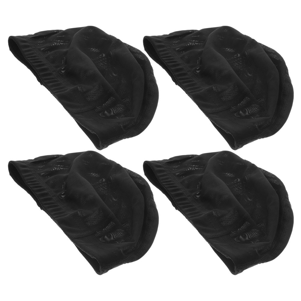 4PCS Stretch Wig Caps: Breathable Mesh Dome Cap for Quick Weave – Washable Mesh