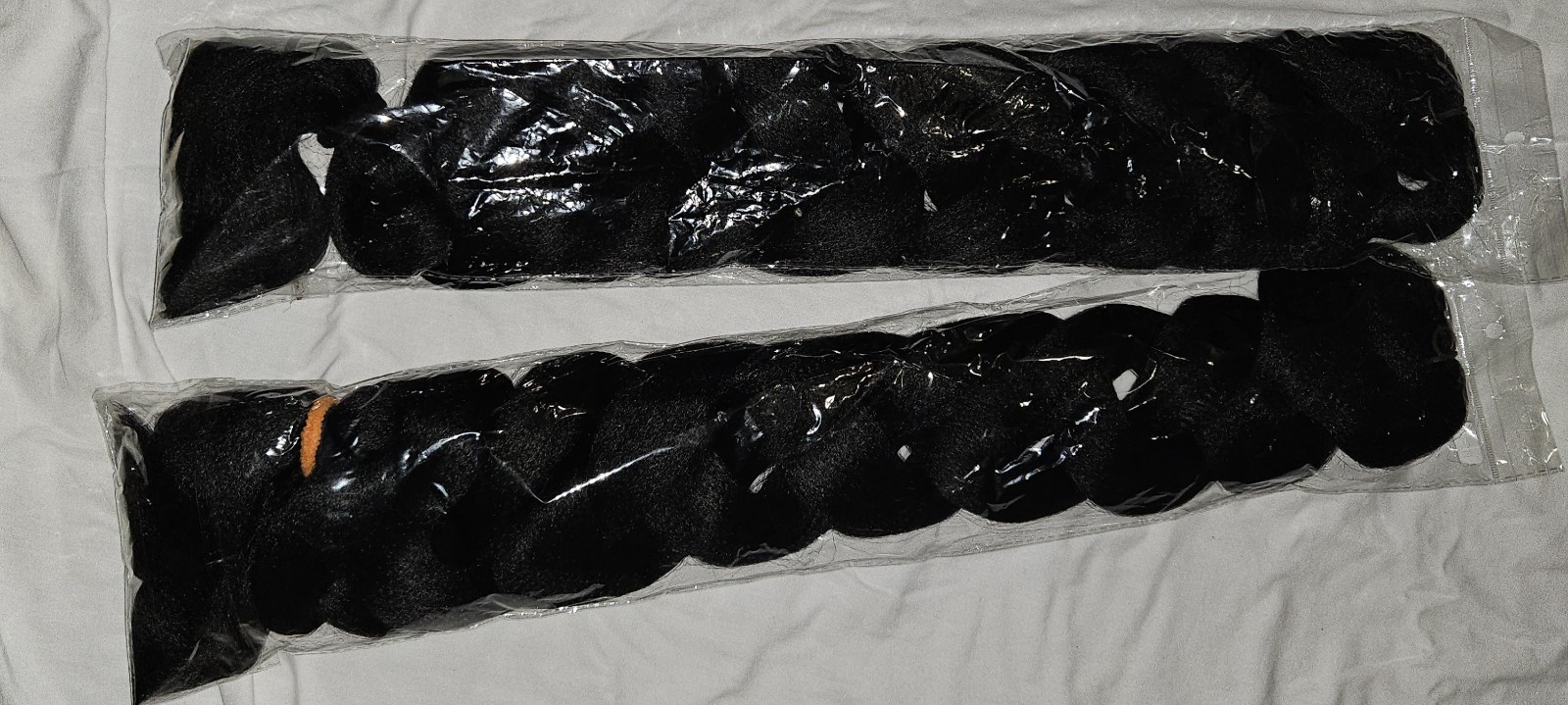 2 Pack Black Braid Jumbo Hair Extension 24 inches For Daily Use Party Hall