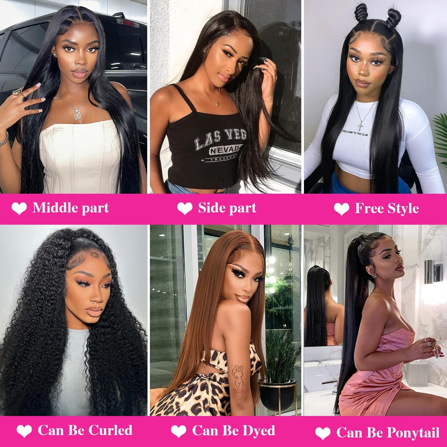 Brazilian Straight Virgin Human Hair U Part Wigs Wear to Go Glueless Hair Wigs