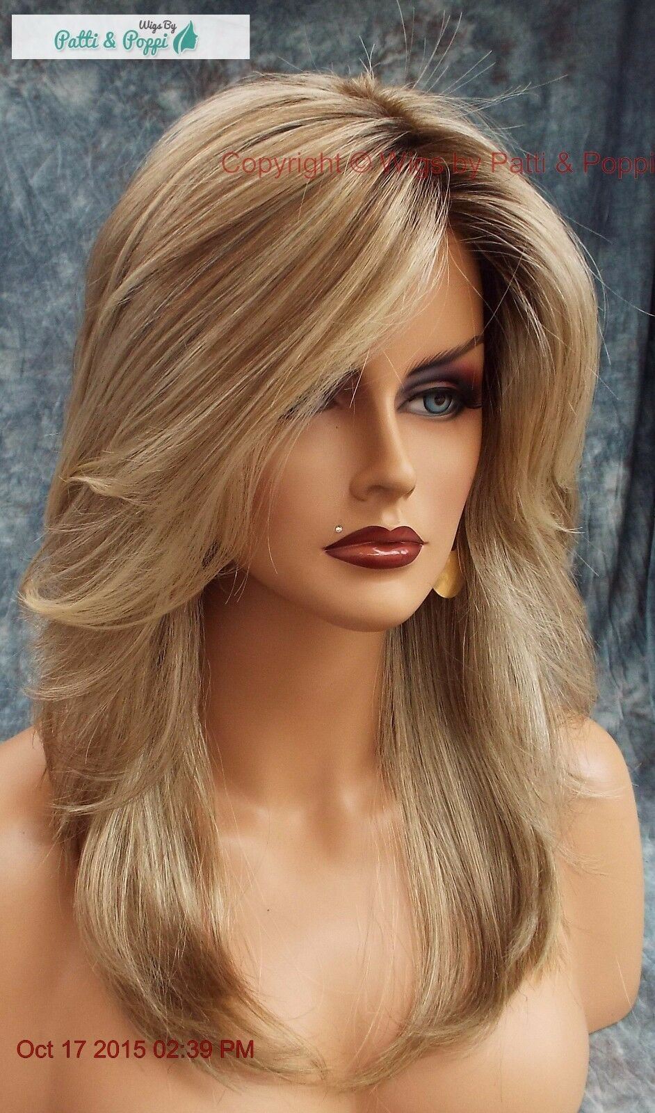 Mackenzie Lace Front Part Designer Wig ELEGANT SHARP ROOTED BLONDE | RH1488RT8 |