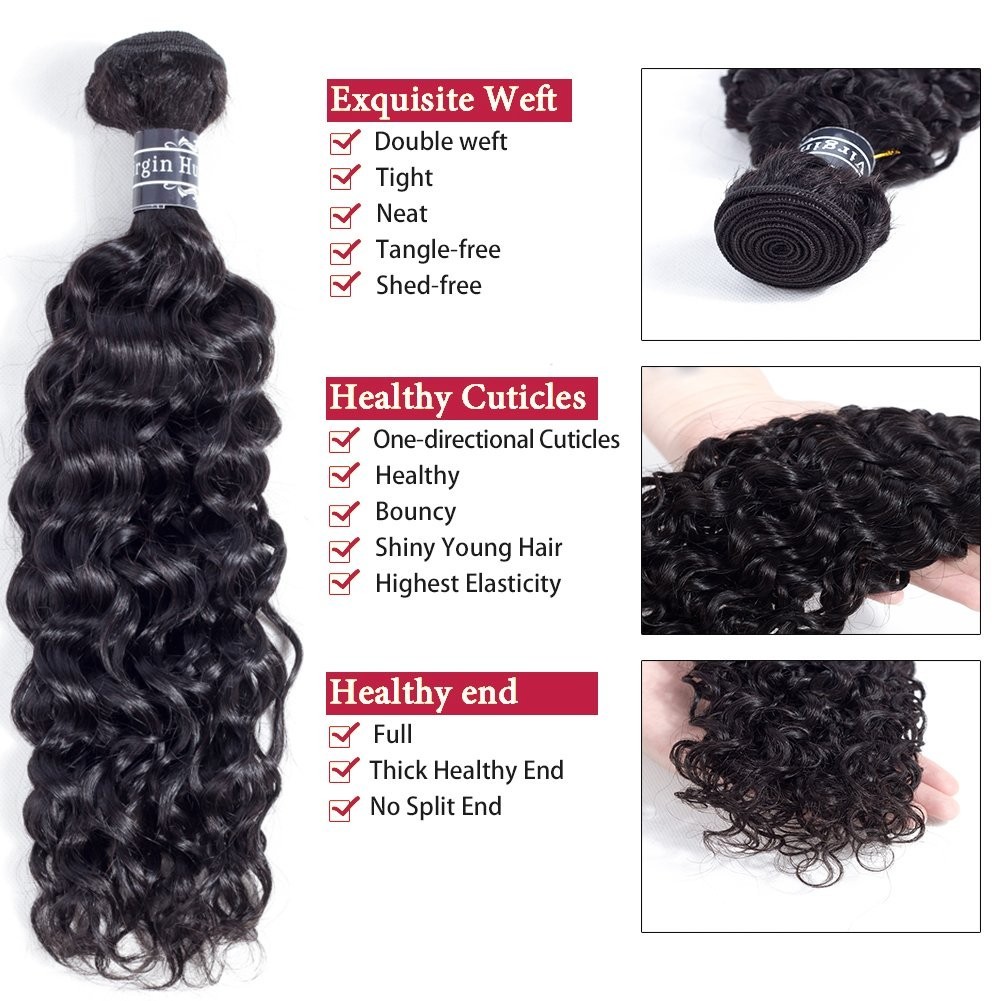 Brazilian Curly Hair Weave 3 Bundles – 8A Virgin Human Hair