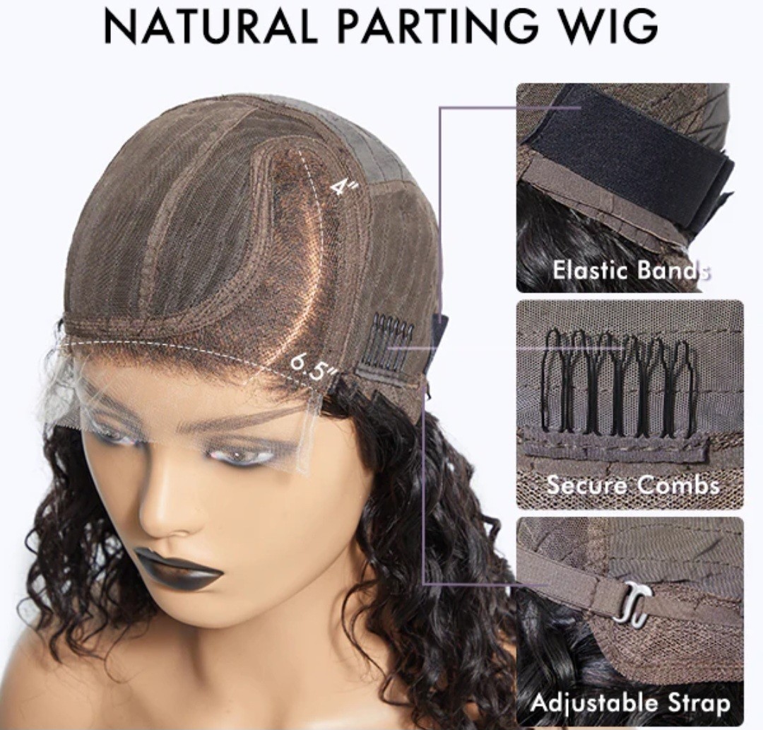 Luvme Hair Boho Bohemian Curly Minimalist HD Lace Glueless Bob Wig