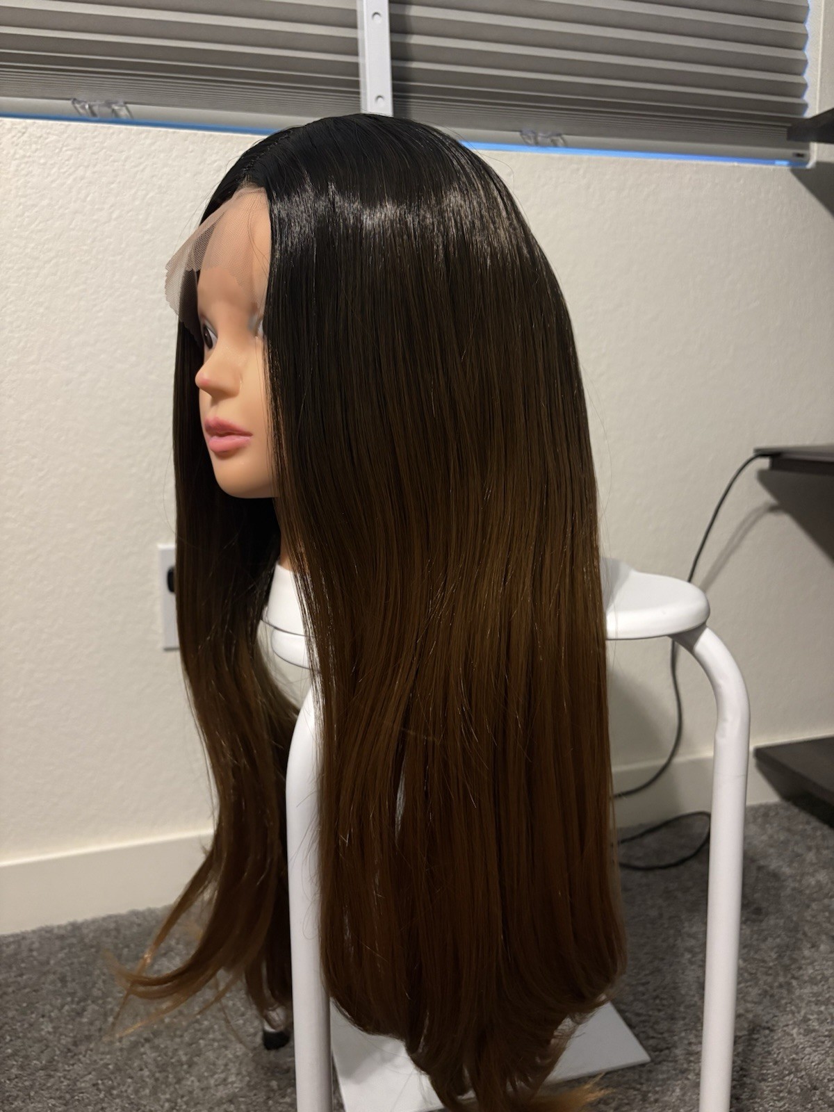 Bellami Maya 26 Inch Brown Lace Front Wig 295 Grams New