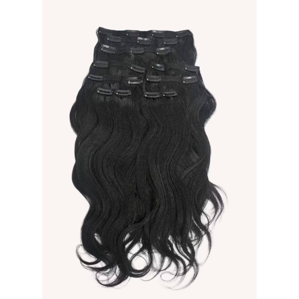 Curlkalon Body Wave 18″ Clip-In Natural Hair Extensions – 9ct