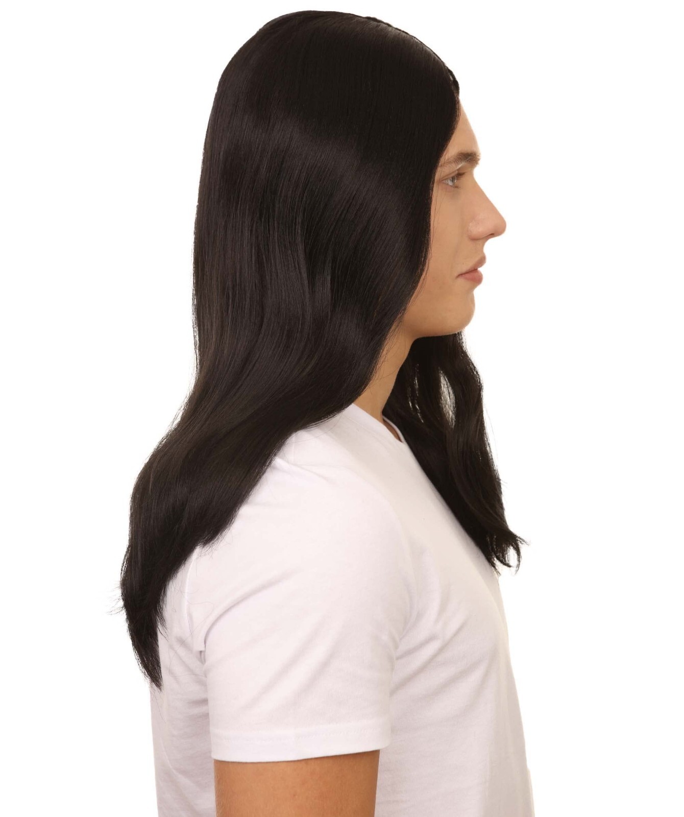 Old World Vampire Men’s Halloween Wig | Premium Breathable Capless Cap HM-328