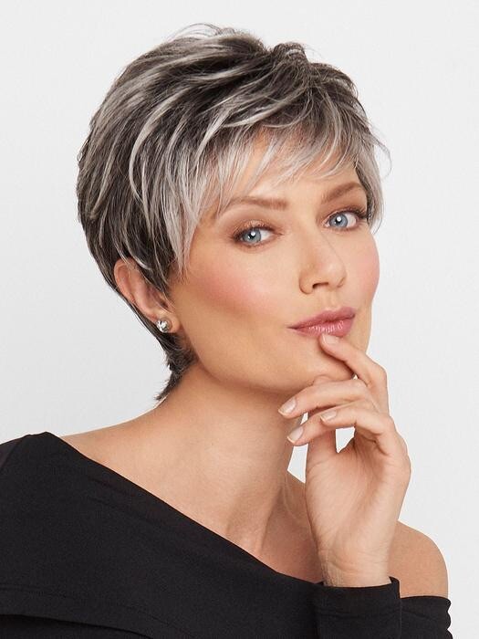 Raquel Welch WIG CRUSHING ON CASUAL-44/60SS LICORICE-Tem/TemLaceFt-MonoTp-MemCap