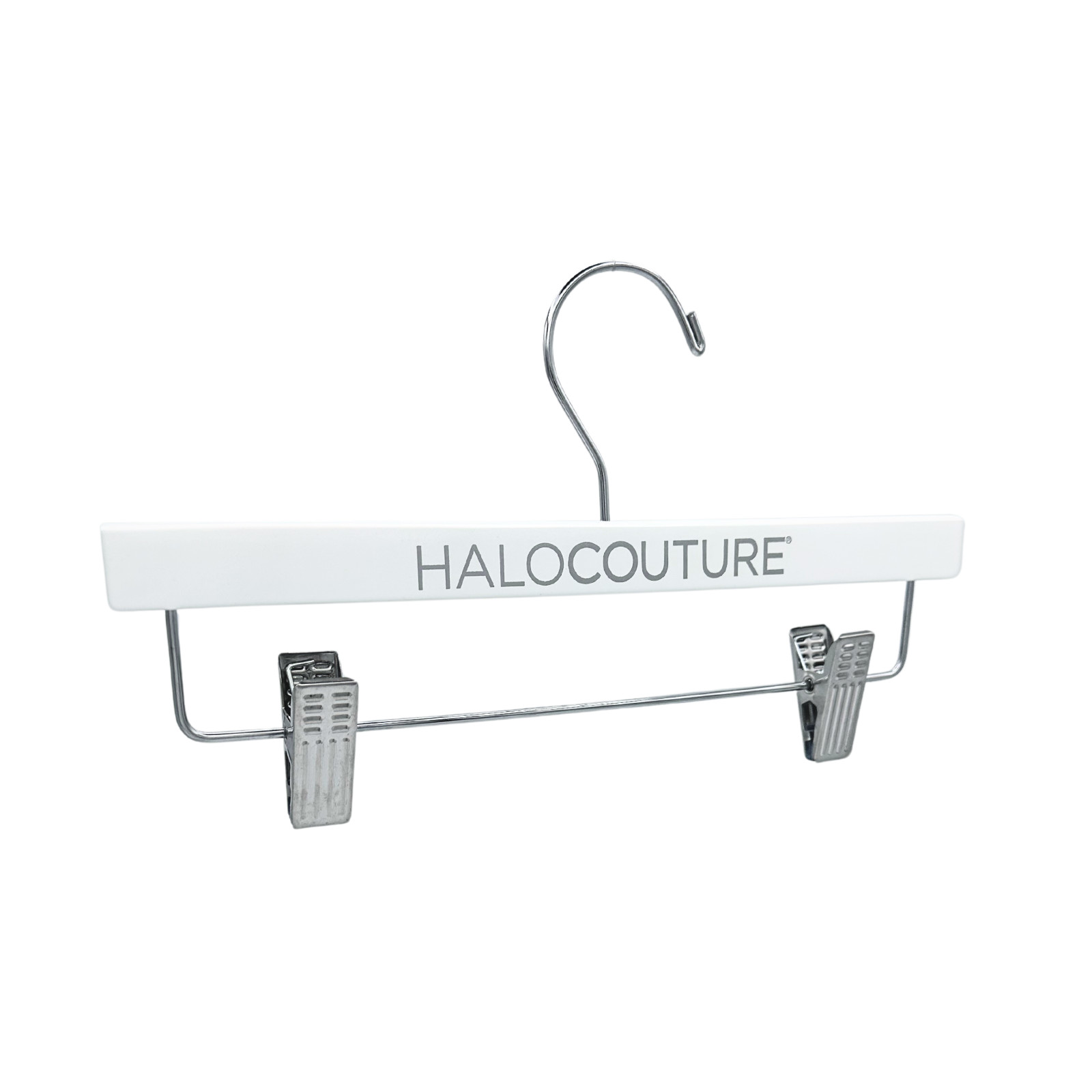 Halo Couture Extensions Hanger (Pack of 10, 20, 50, or 100 Wooden Hangers)