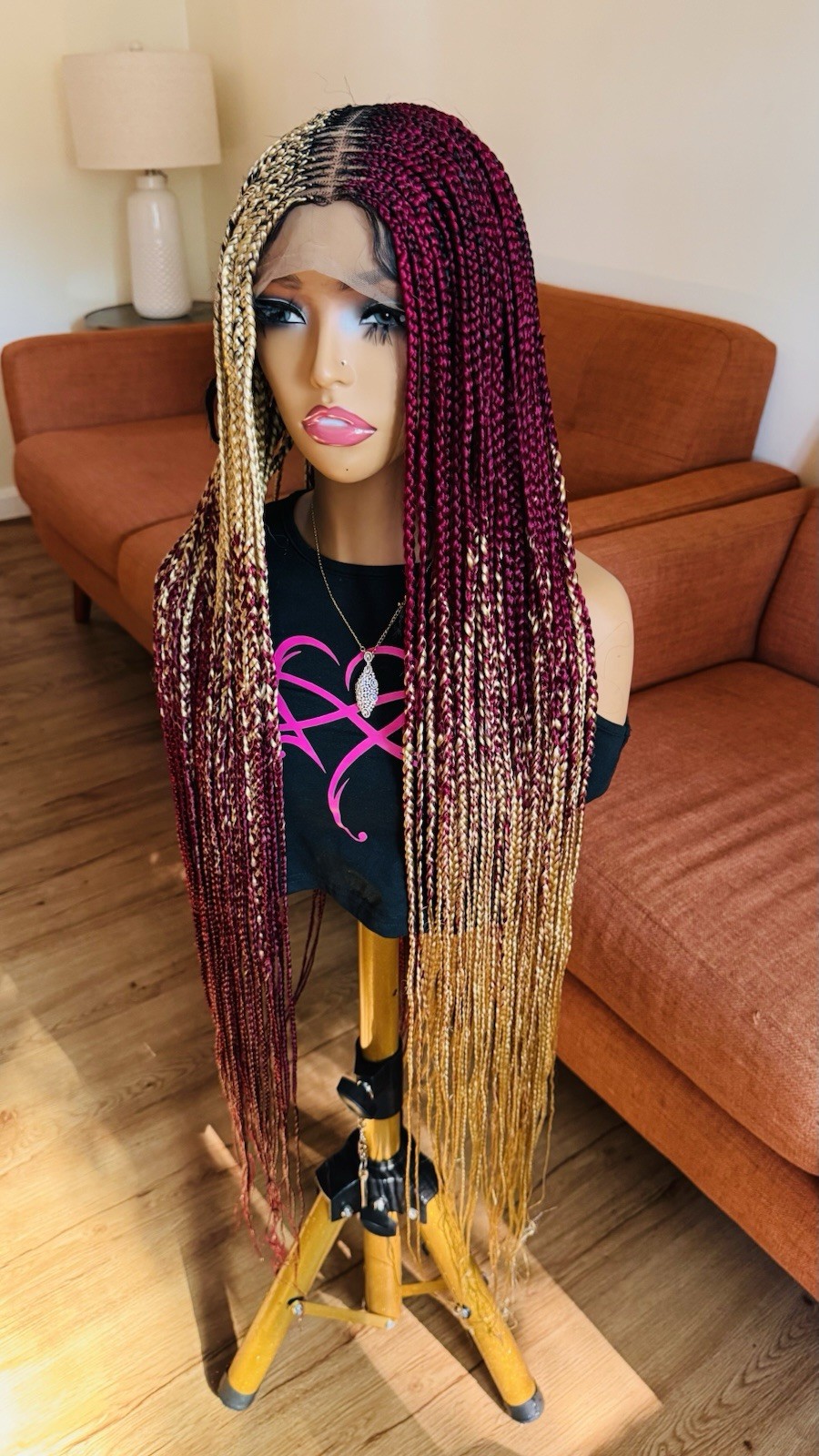braided 360 Frontal length READY TO SHIP