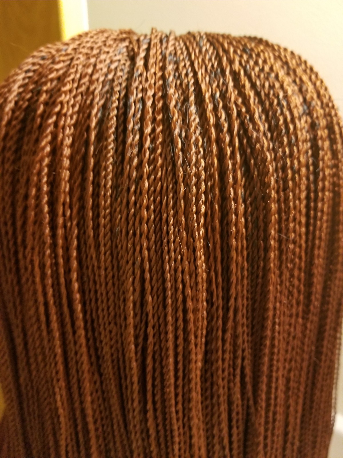 Fully Handmade 24 to 26” Braid Twist Wig with lace fabric