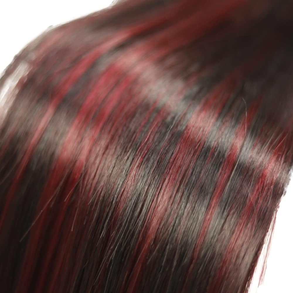 Peenoll Burgundy Body Wave Human Hair Bundles26 28 30 Inch P1B/99J Human Hair