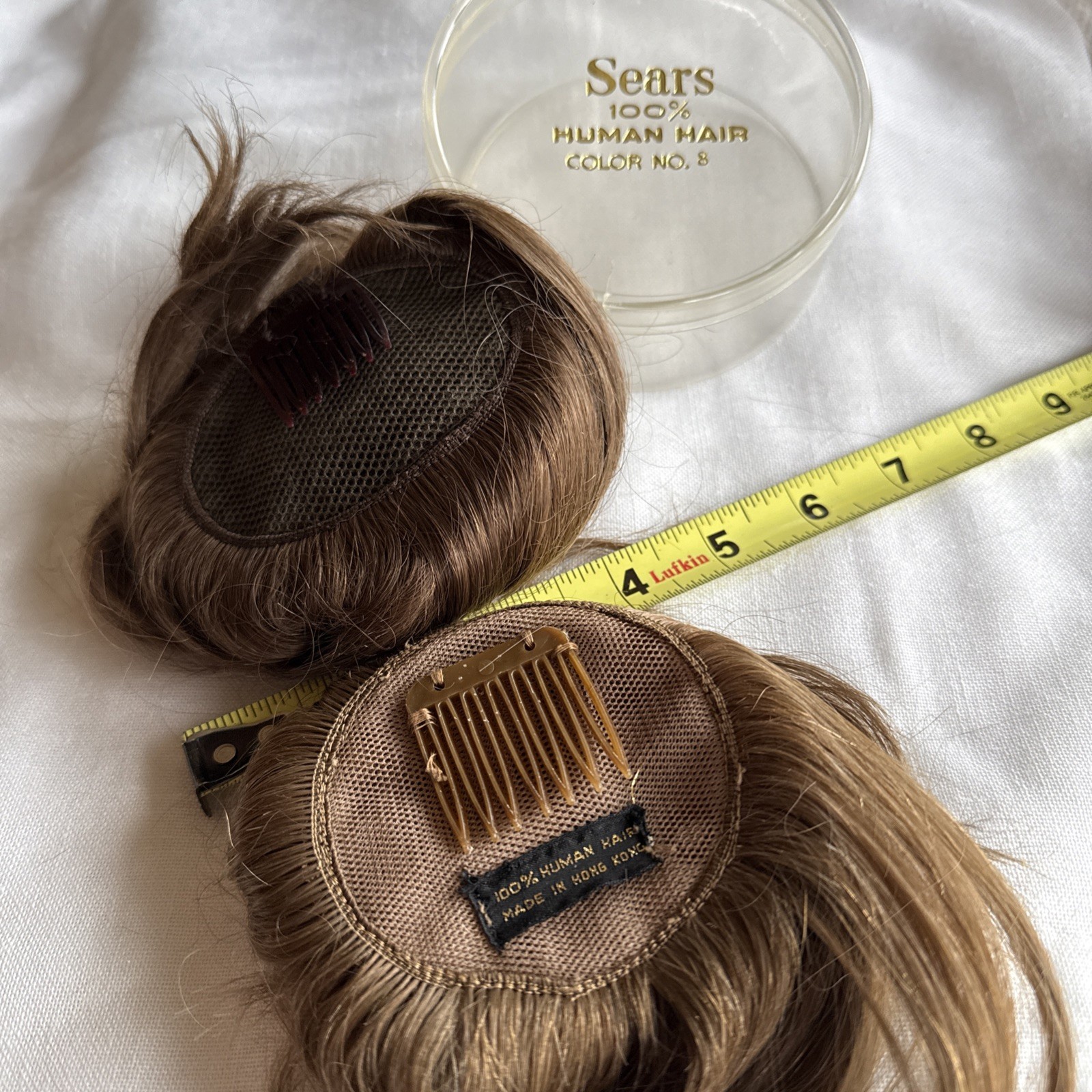Vintage Wig Wiglets Human Hair w/Original Box – Quantity: 2 from 1960s70s