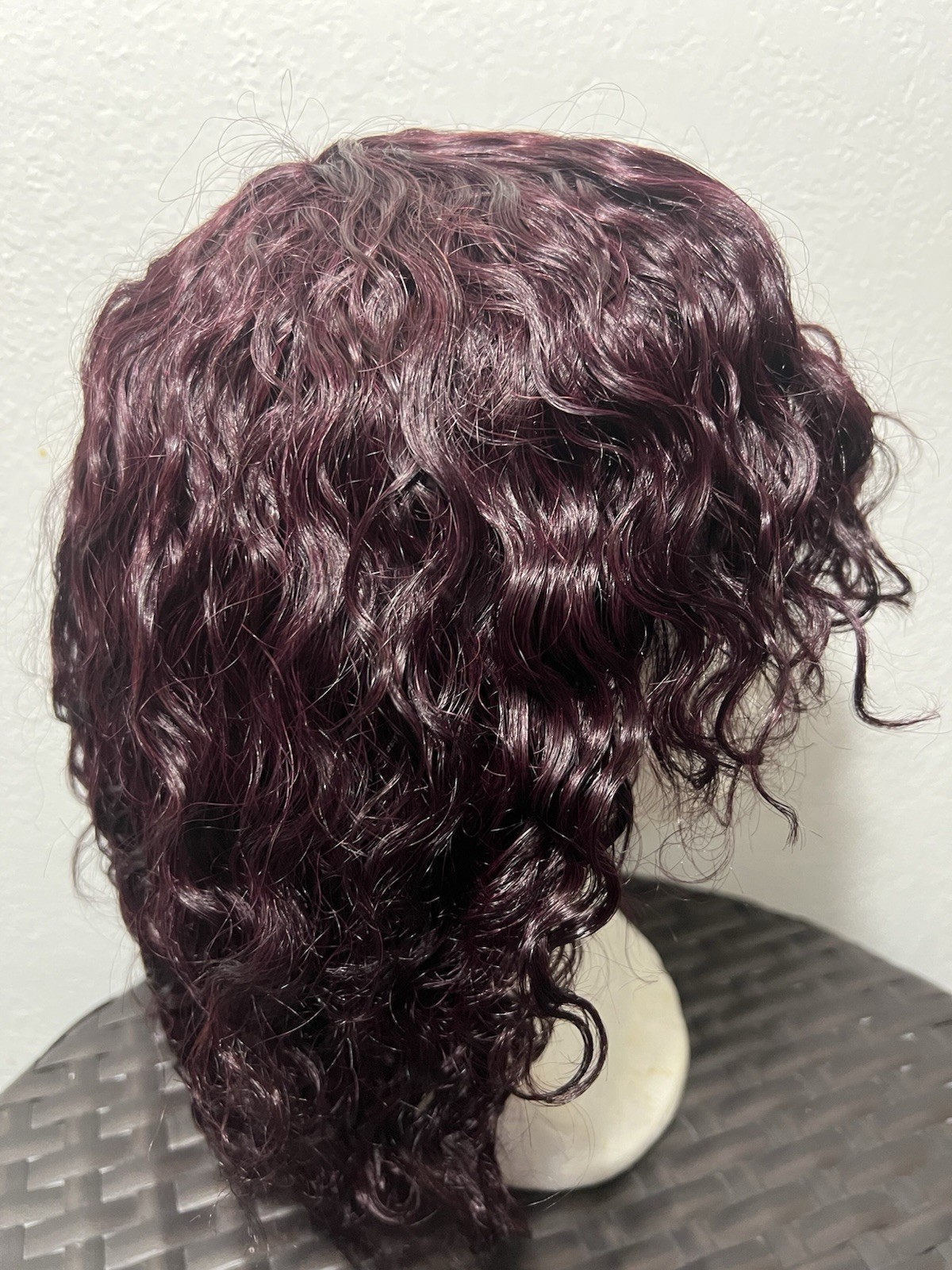 Wig Human Hair 12 Inch Machine Made Super Double Drawn Wig 250 Density