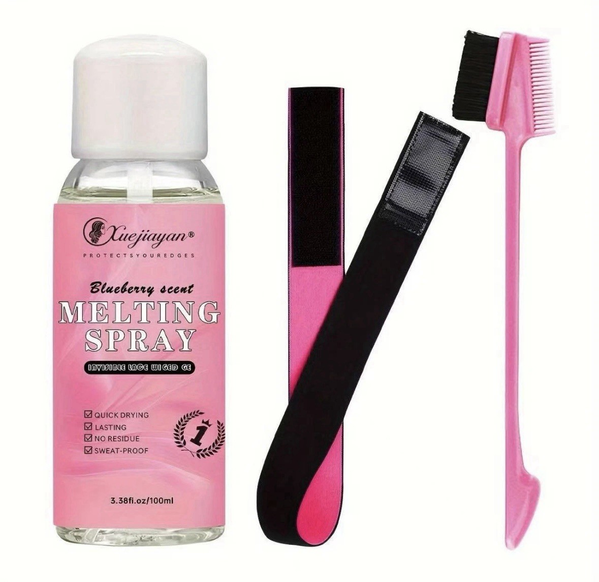 Dola Hair Glueless Lace Melt Spray 100 mL Fast Drying Long-Lasting No Residue