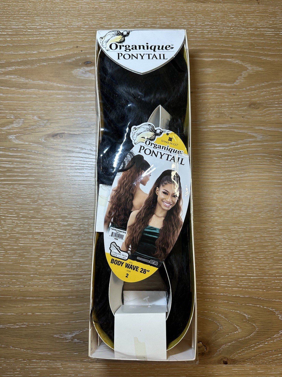 Shake N Go Organique Ponytail Body Wave 28” Color 2 New