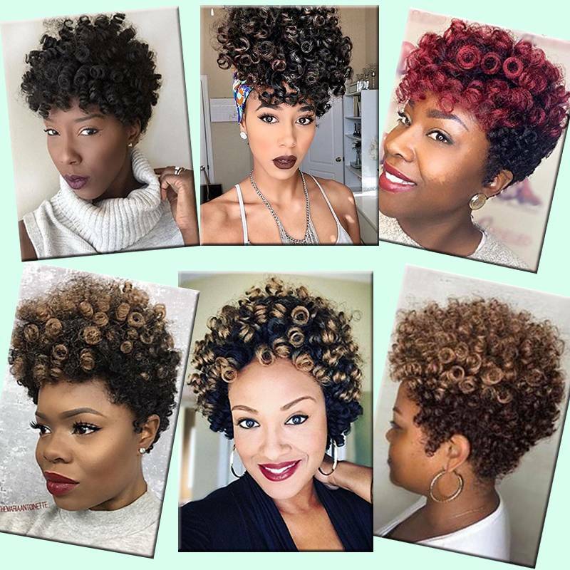 2″ Curly Jamaican Bounce Hair Crochet Extensions Braiding Spring Toni Hairpeices