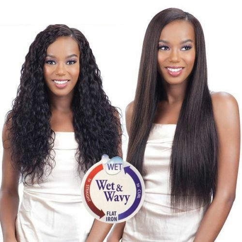 Wet N Weave 100 Human Hair Natural black Color WATER WAVY