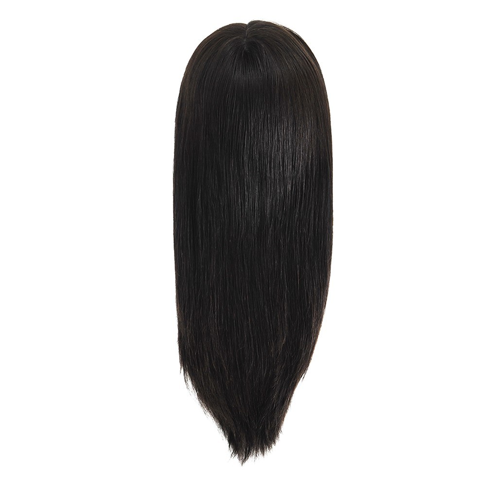Women Topper Top Piece Wigs All Poly Skin Systems Brazilian Hai Remy Hair Pieces