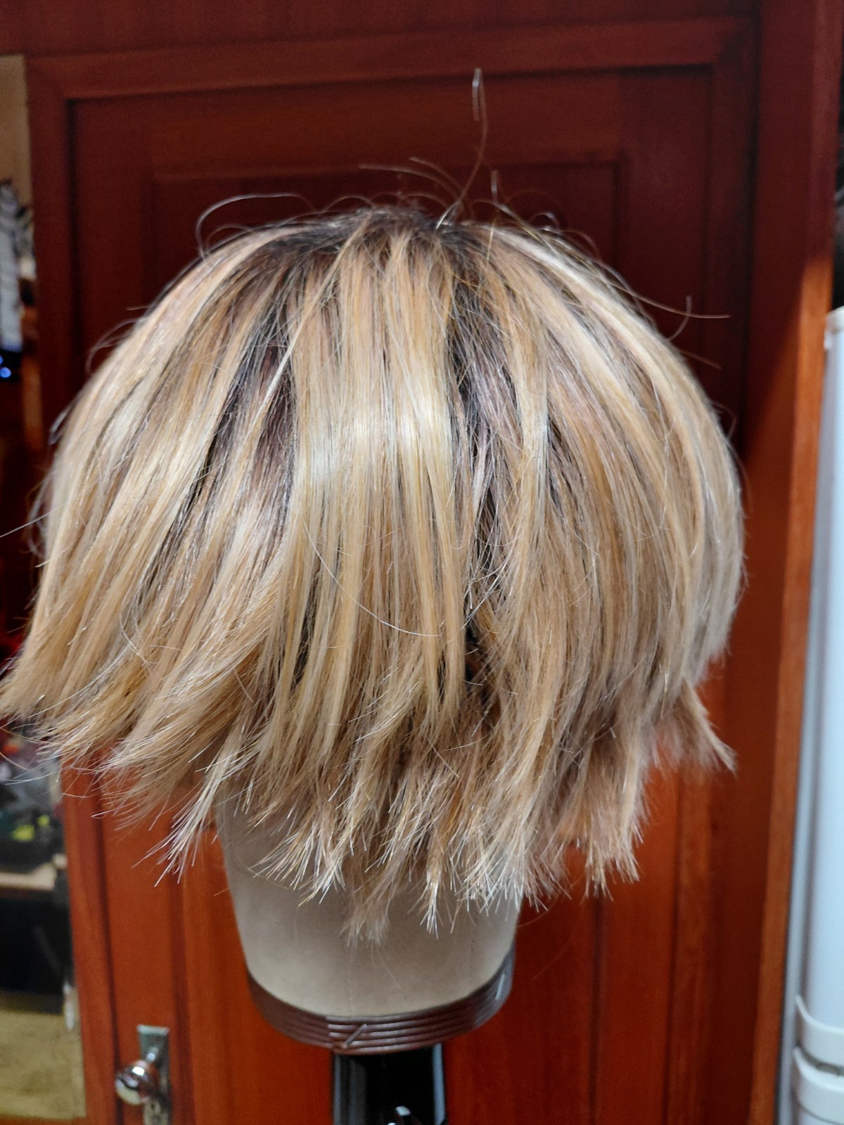 Godiva’s Secret Wigs Medium Spring Honey Clip-In Synthetic Layered Hairpiece