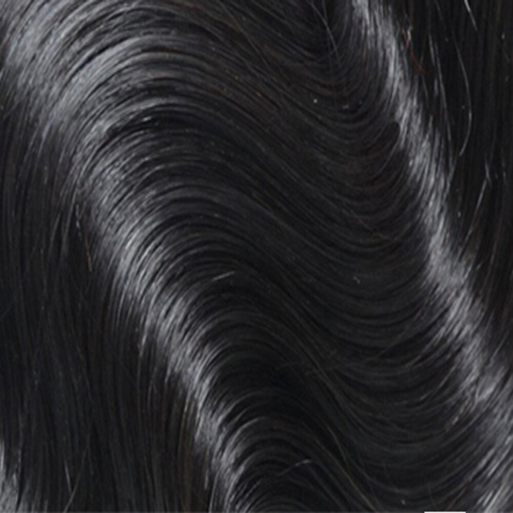 Brazilian Virgin Human Hair Body Wave 3 Bundles hair Extensions Jet Black #1