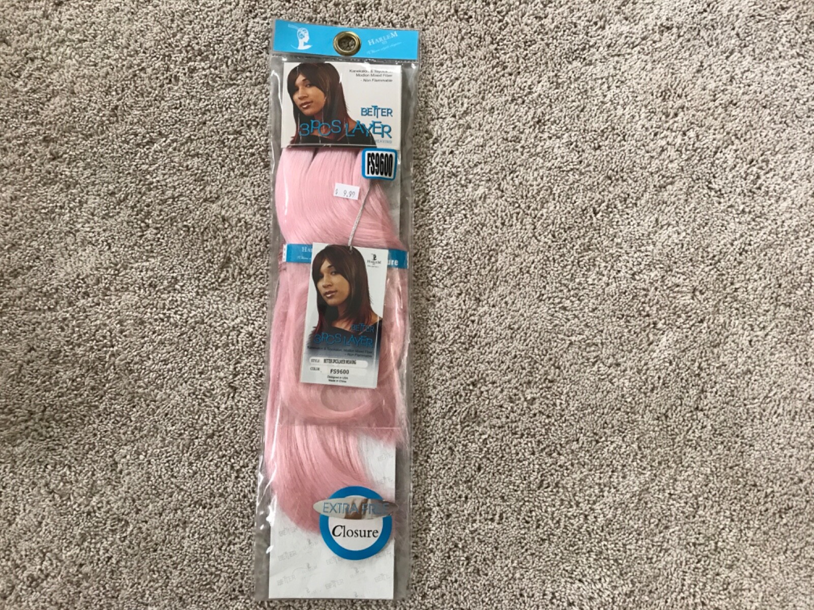 2 packs Harlem 125 3 Pc Synthetic Weave Hair + Free Closure (special colors)
