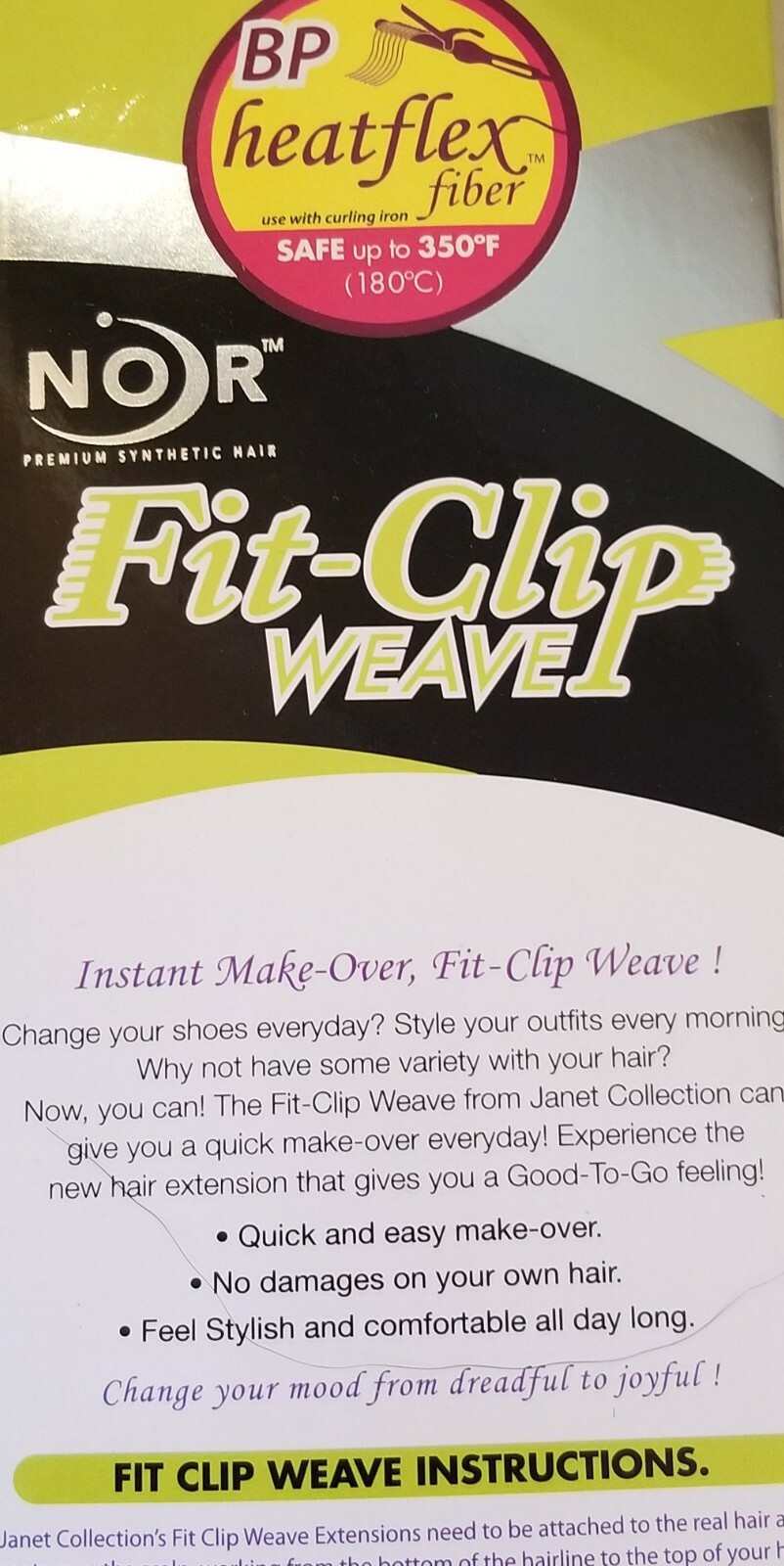NEW Janet Collection Magic Yaky 22″ 8pcs Fit Clip Weave Premium Human Hair Feel
